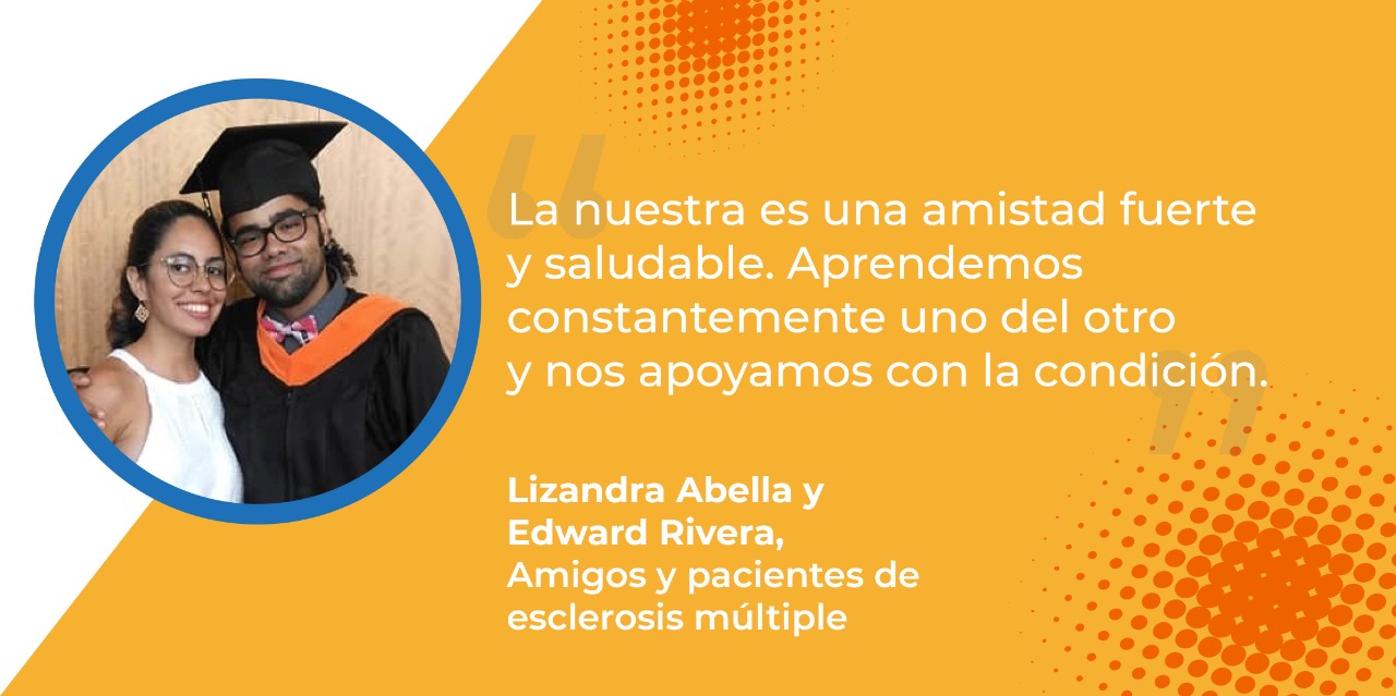 La amistad, puerto seguro para Lizandra y Edward ante la esclerosis