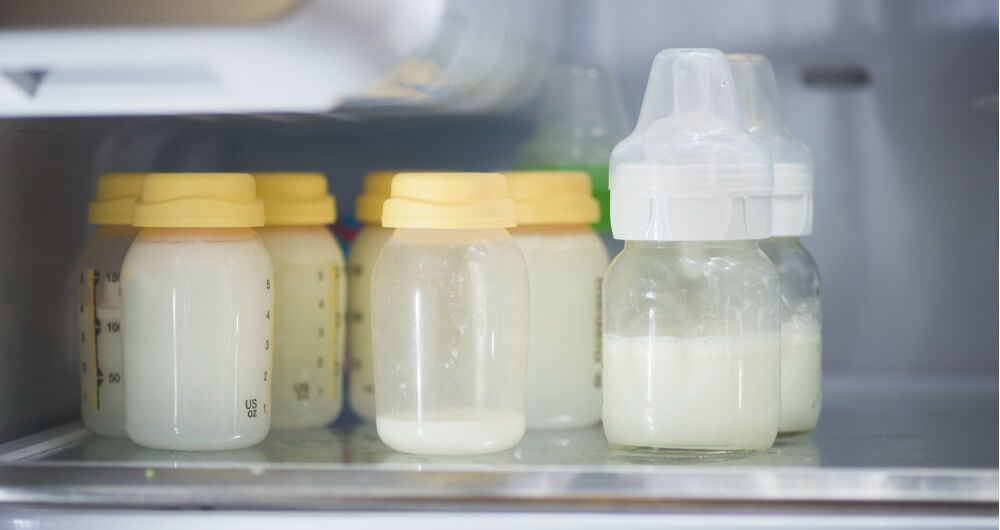 Almacenar la leche materna