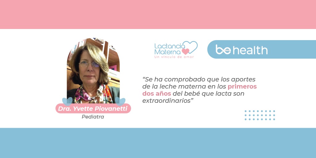 Dra. Yvette Piovanetti, presidenta del Centro Pediátrico de Lactancia y Crianza.