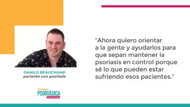 ¿Cómo vivir con psoriasis? Danilo Beauchamp cuenta su experiencia