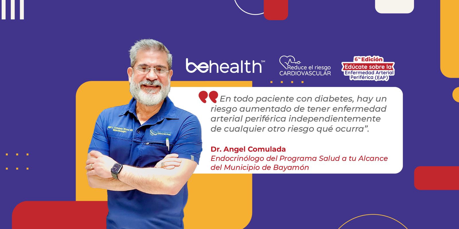 La persona con diabetes, el colesterol que tiene, es más pegajoso a las paredes de las arterias. En el caso del cerebro, se desarrolla la enfermedad cerebrovascular, en el corazón, isquémica cardíaca y en las extremidades enfermedad arterial periférica.