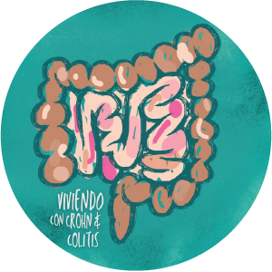 logo de viviendo con crohn y colitis
