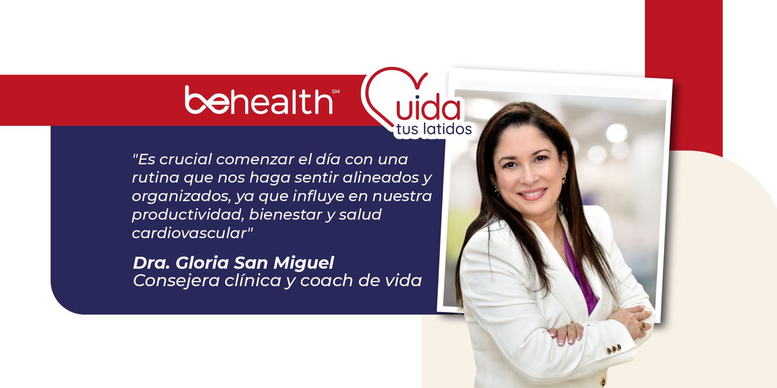 "Es crucial comenzar el día con una rutina que nos haga sentir alineados y organizados, ya que influye en nuestra productividad, bienestar y salud cardiovascular"