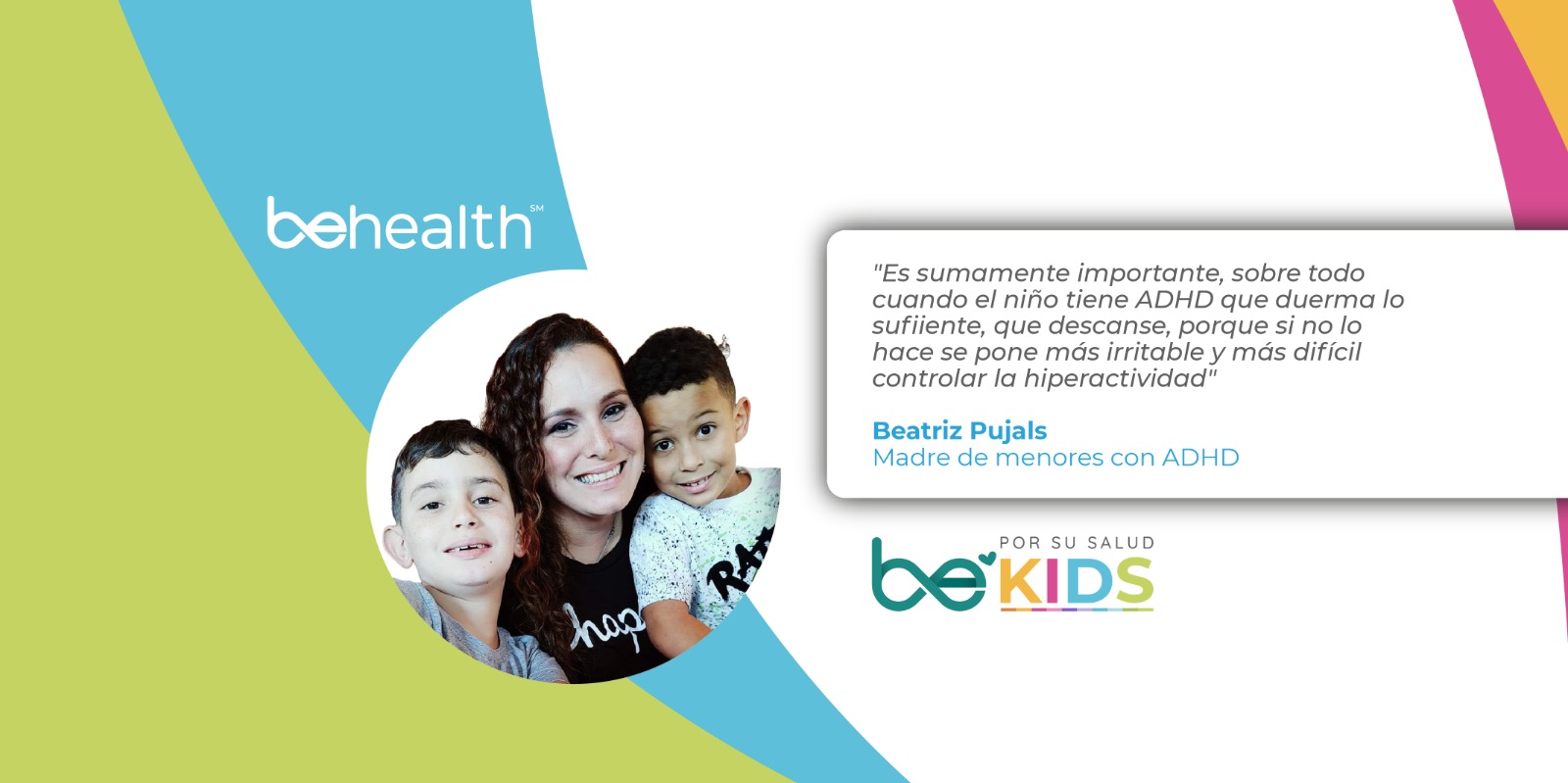 Beatriz, la mamá de dos pequeños con ADHD