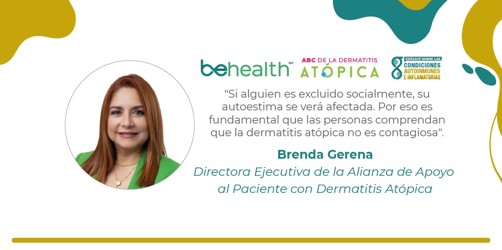 La dermatitis atópica (denominada habitualmente eczema) es una inflamación crónica y pruriginosa de las capas superficiales de la piel.
