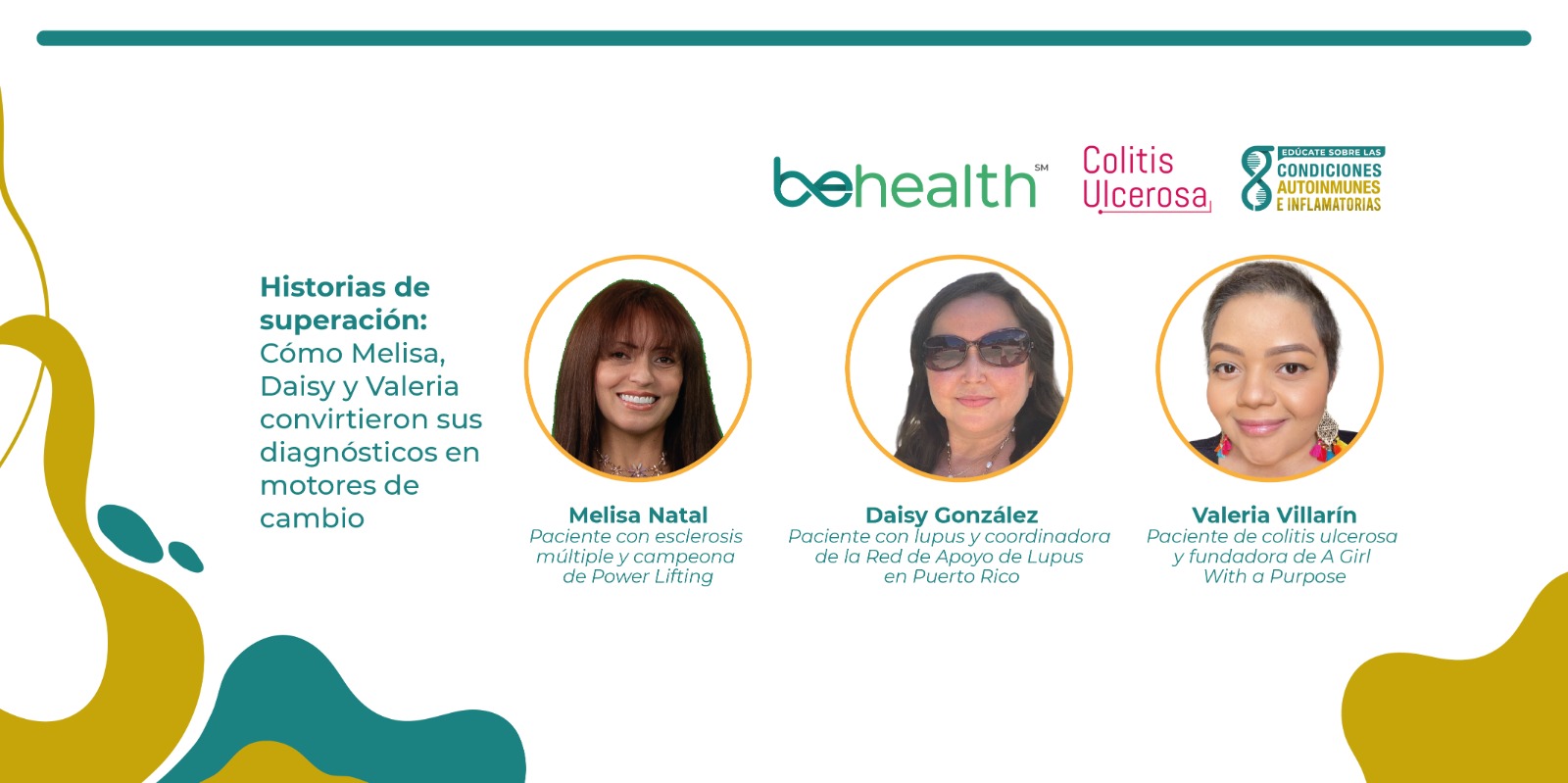 A través de esta entrevista pudimos conocer las experiencias personales de estas mujeres y descubrir cómo han convertido sus diagnósticos en motores de cambio y superación.